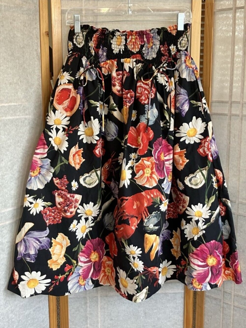 Free People Boho Floral Skirt Set Skirt & Top Cotton Alina Lui Kashi, Small - Picture 4 of 10